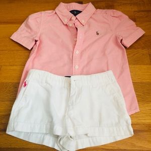 Polo Bundle 4T Top and 3T shorts.
